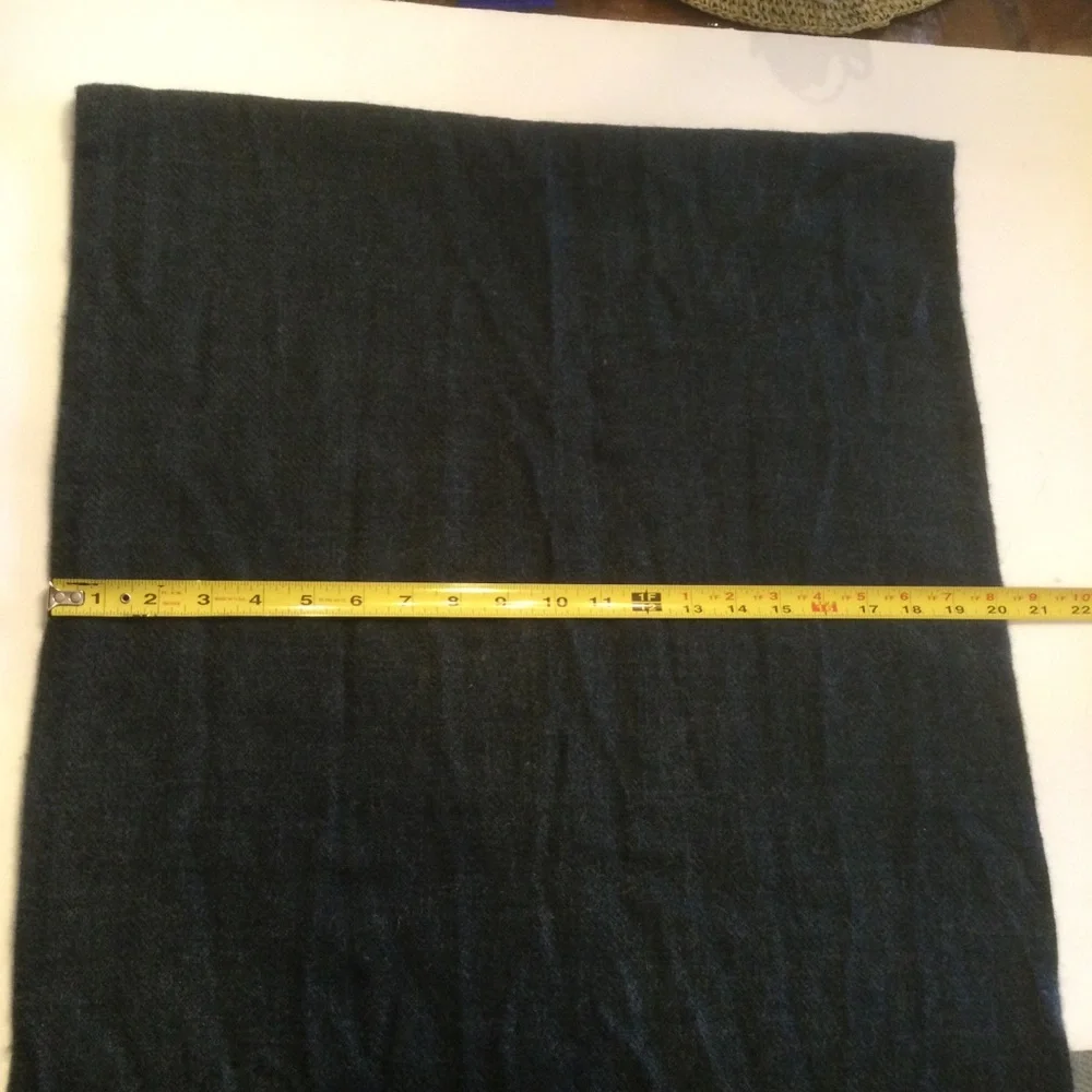 Pistil Herringbone Pattern Wool Blend Scarf
